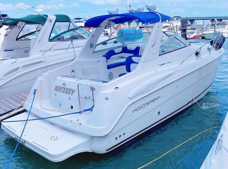 34' Monterey South Florida Yacht Charters
